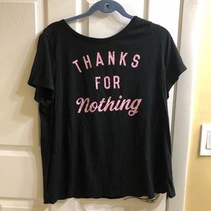 Forever 21 “Thanks for nothing” Graphic Tee